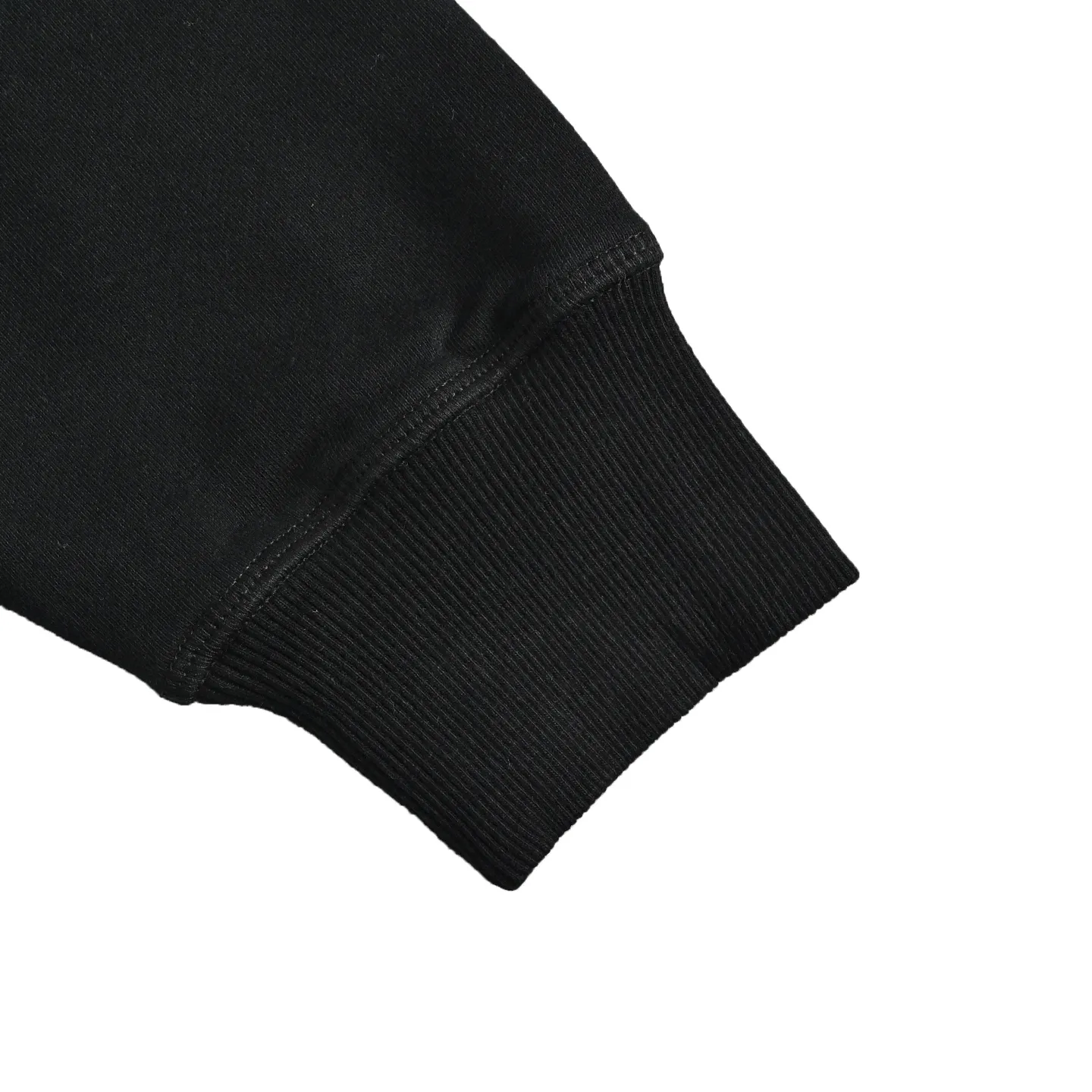 Louis Vuitton/Louis Vuitton denim patch letter embroidered crew neck sweatshirt